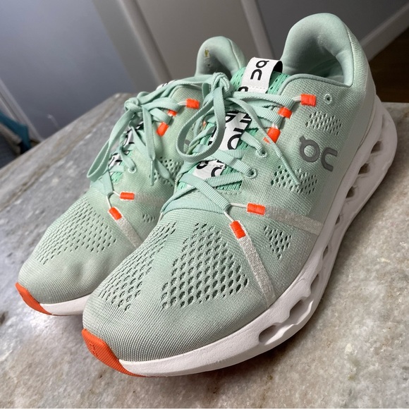 ON Running Cloudsurfer Mens Size 10 Creek/White - Picture 2 of 14